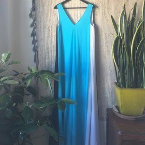 Oversized Silk Maxi Dress